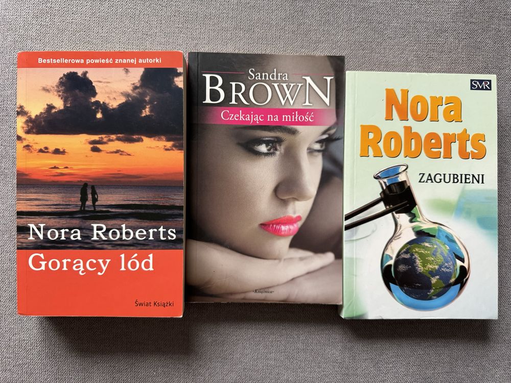 Nora Roberts Sandra Brown zestaw ksiażek