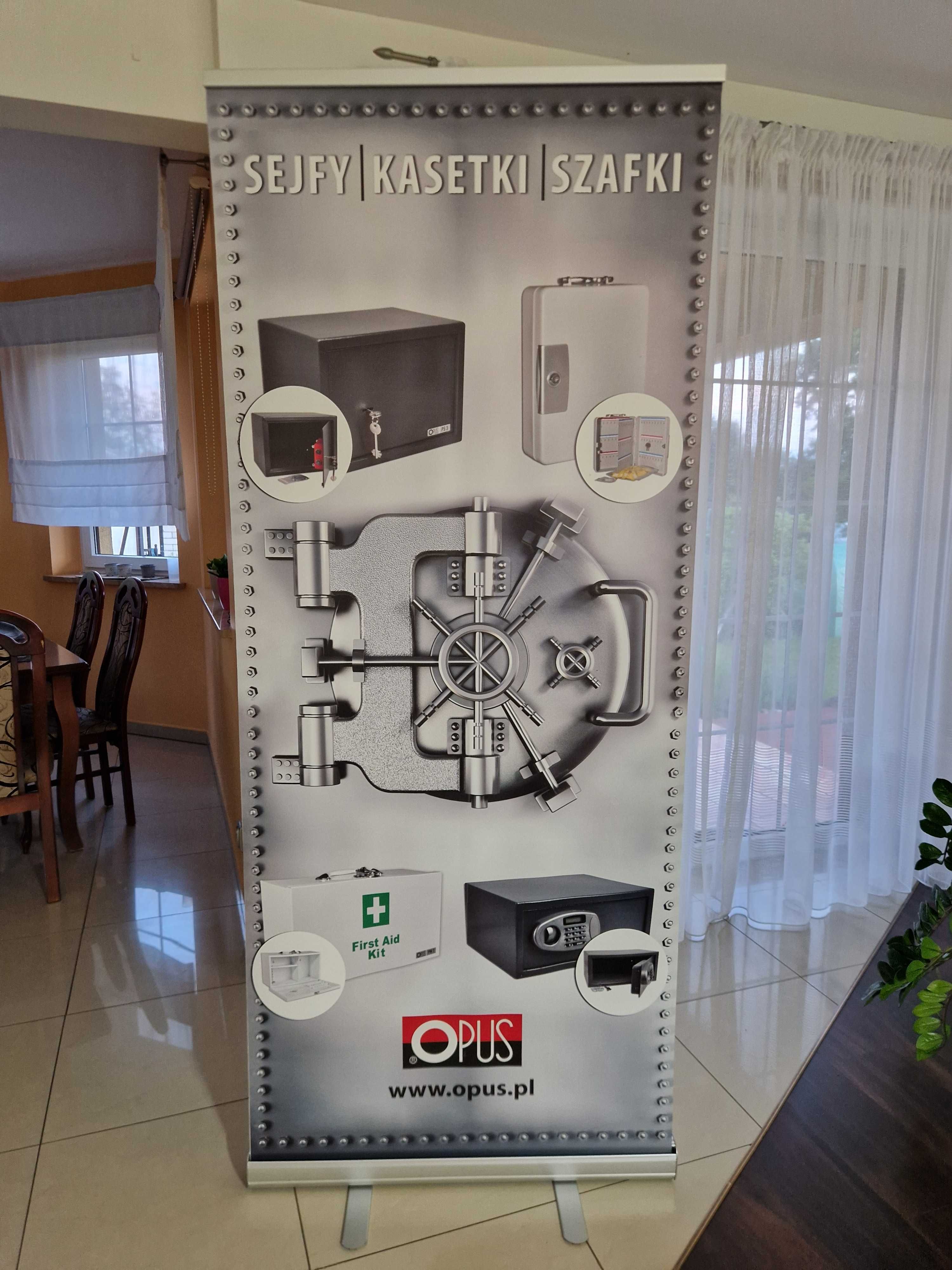 Stojak reklamowy roll up 85x200