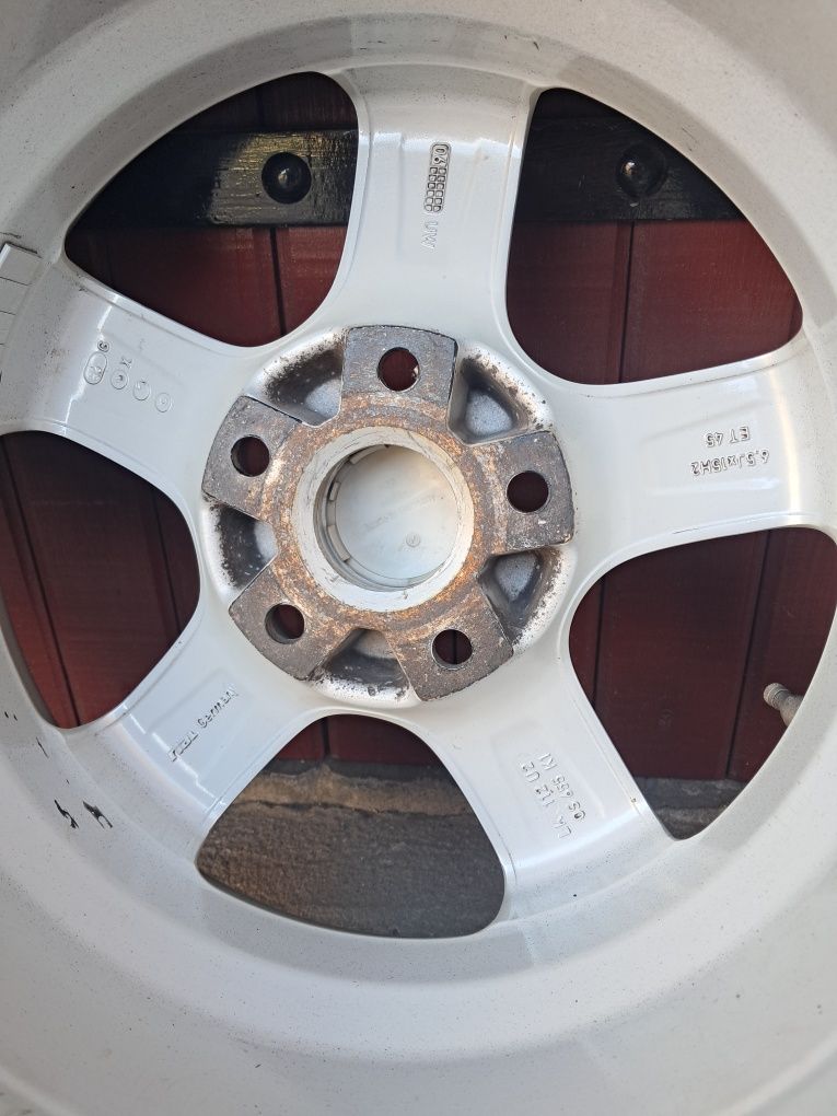 Alufelgi 15" 5x112 Rial 6,5JH2 ET 45 koła vw touran letnie Firestone
