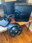 Komputer Gamingowy do Gier z Kierownicą Ferrari 488 Ryzen7 GTX 1060WIN