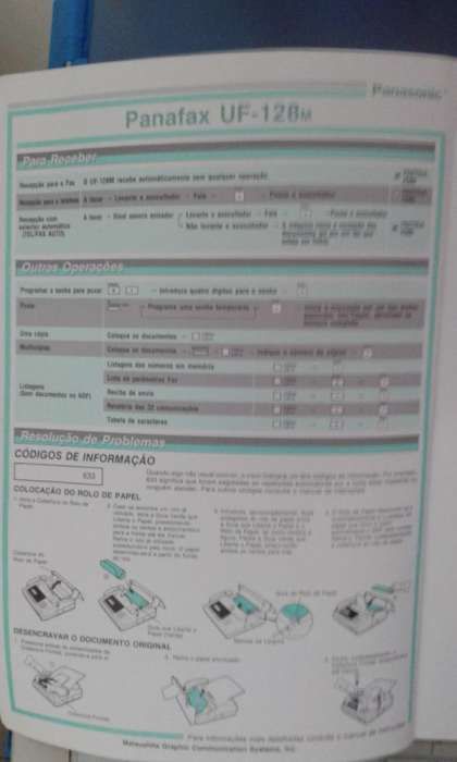 Fax Panasonic UF-128M