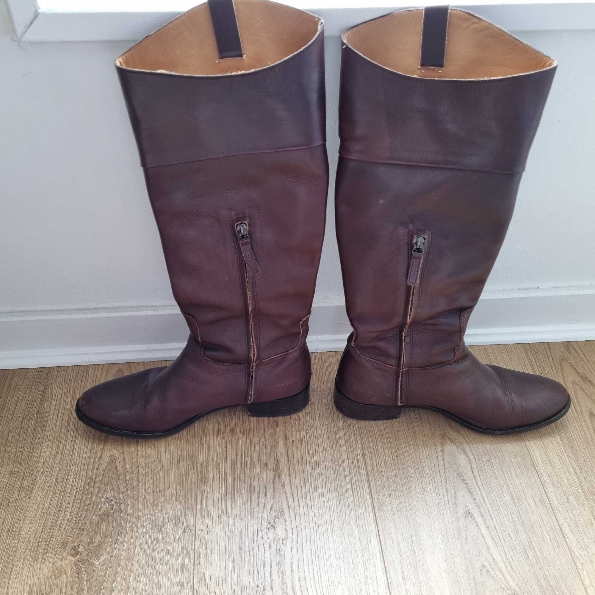 Botas cano alto Massimo Dutti