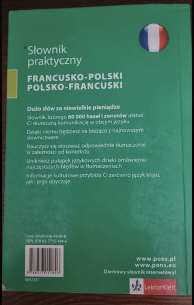 Słownik PONS polsko franuski
