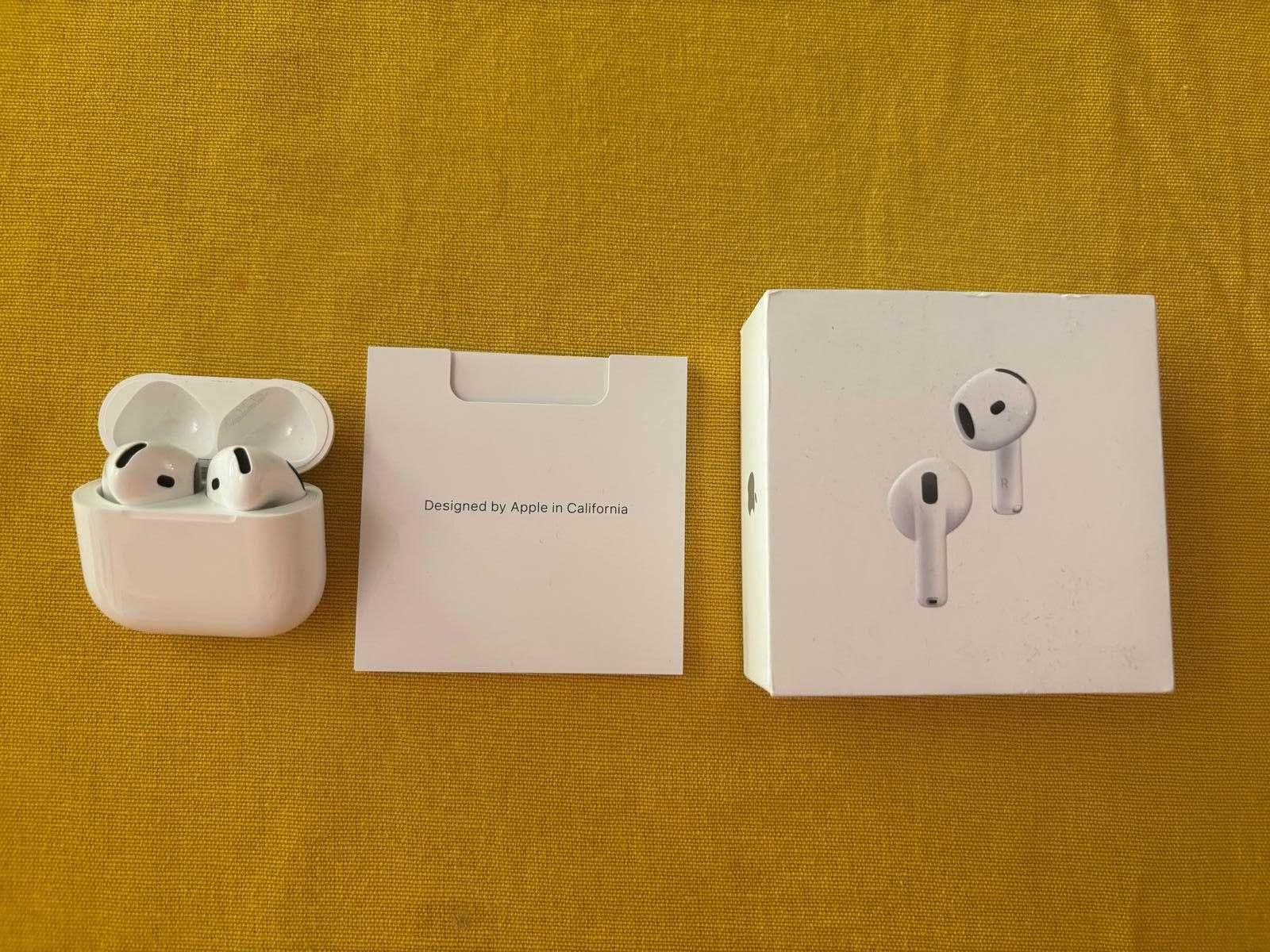 Airpods 4 APPLE (In Ear, Microfone, Active Noise Cancelling, Branco)