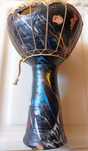Djembe tradicional em barro e couro.Para reaproveitar. Não é neg..