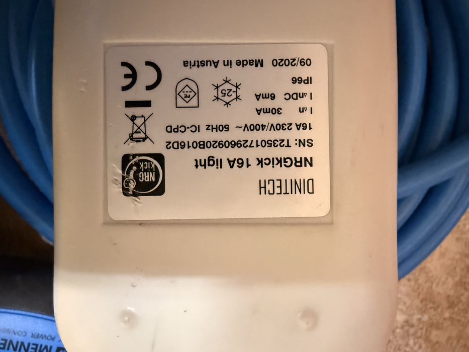 Австрійська зарядка для електромобіля Type2 одна-три фази Nrg Kick