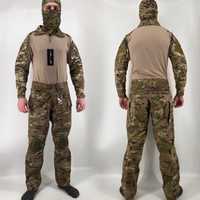 Військова форма штани Idogear з наколінниками убакс мультикам военная