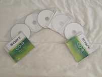 Conjunto CDs e DVDs Graváveis Virgens