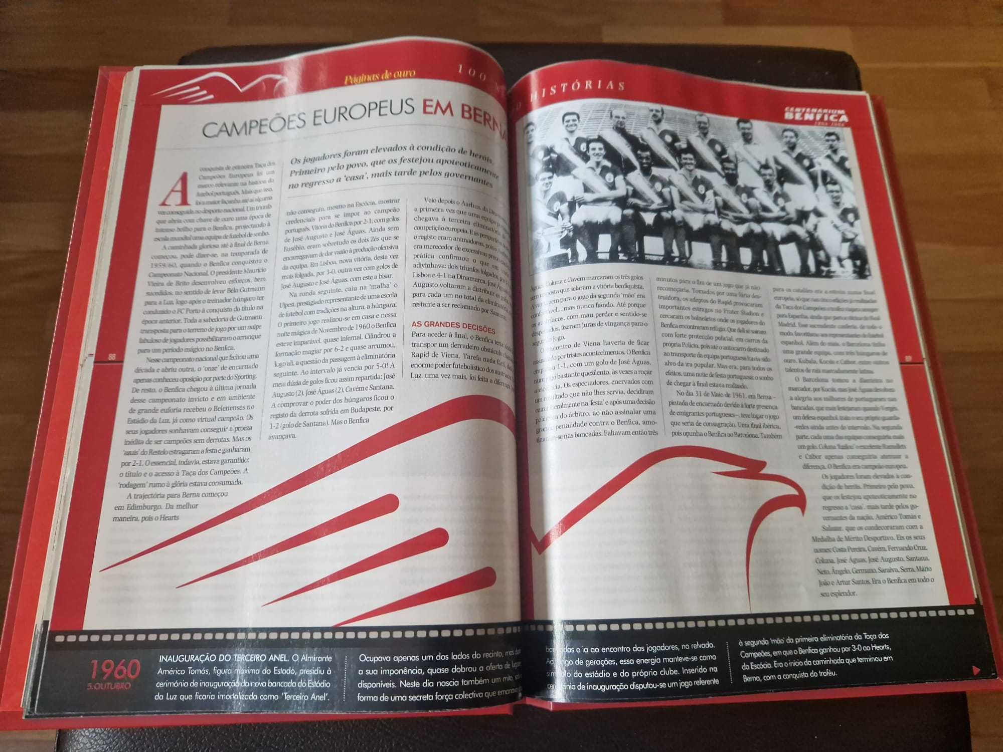 Centenarium Benfica + Posteres Centenário e Miklos Fehér