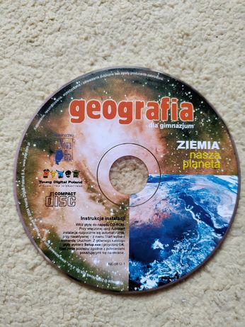 Geografia dla gimnazjum Ziemia nasza planeta płyta CD