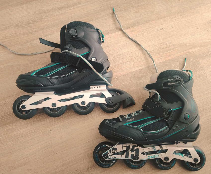 Rolki męskie Oxelo mało używane rozm. 43-45