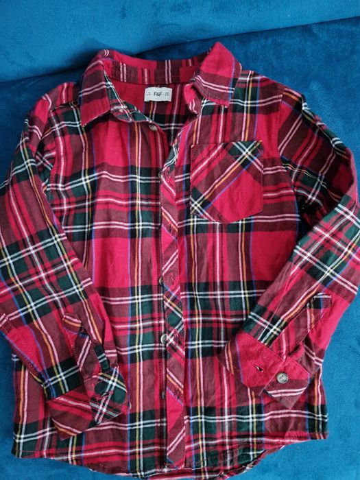 Koszula świąteczna dla chłopca r. 116