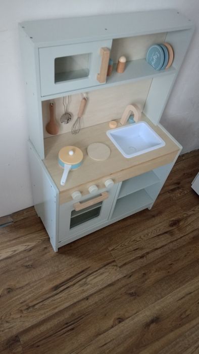 Kuchnia dziecięca do zabawy piękne pastelowy kolor