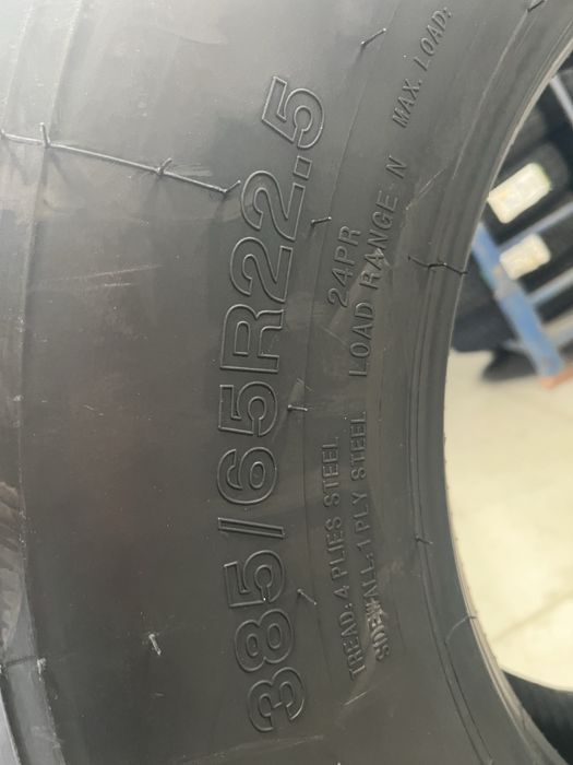 Nowe opony 385/65R22.5 ciężarowe naczepa 4 rowki wysyłka/montaż