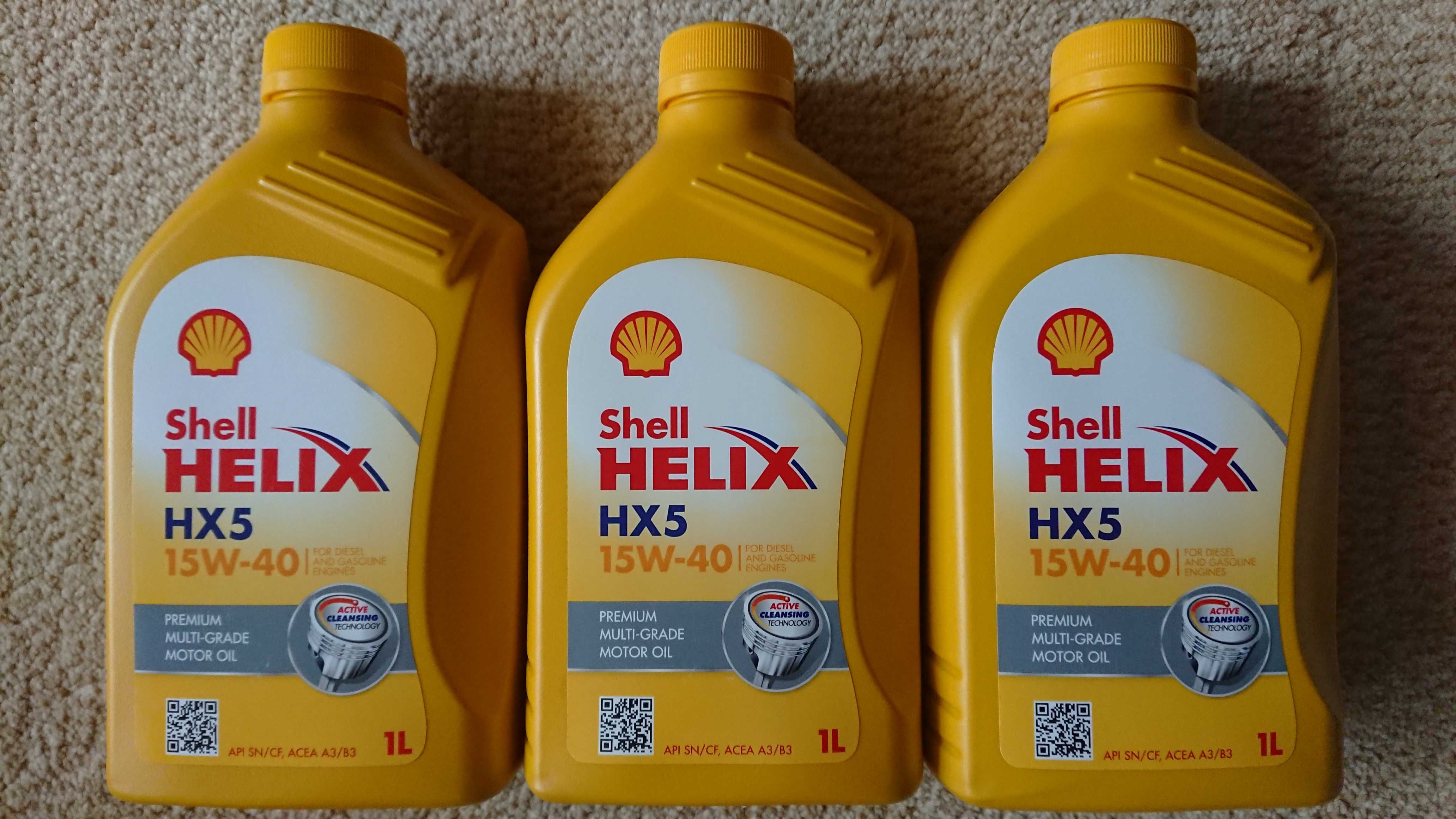 Olej Shell Helix HX5 15W-40 1L 3 sztuki