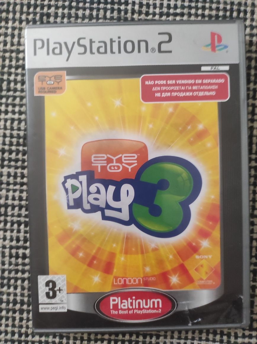 Eye toy play 3 PS2+ câmera