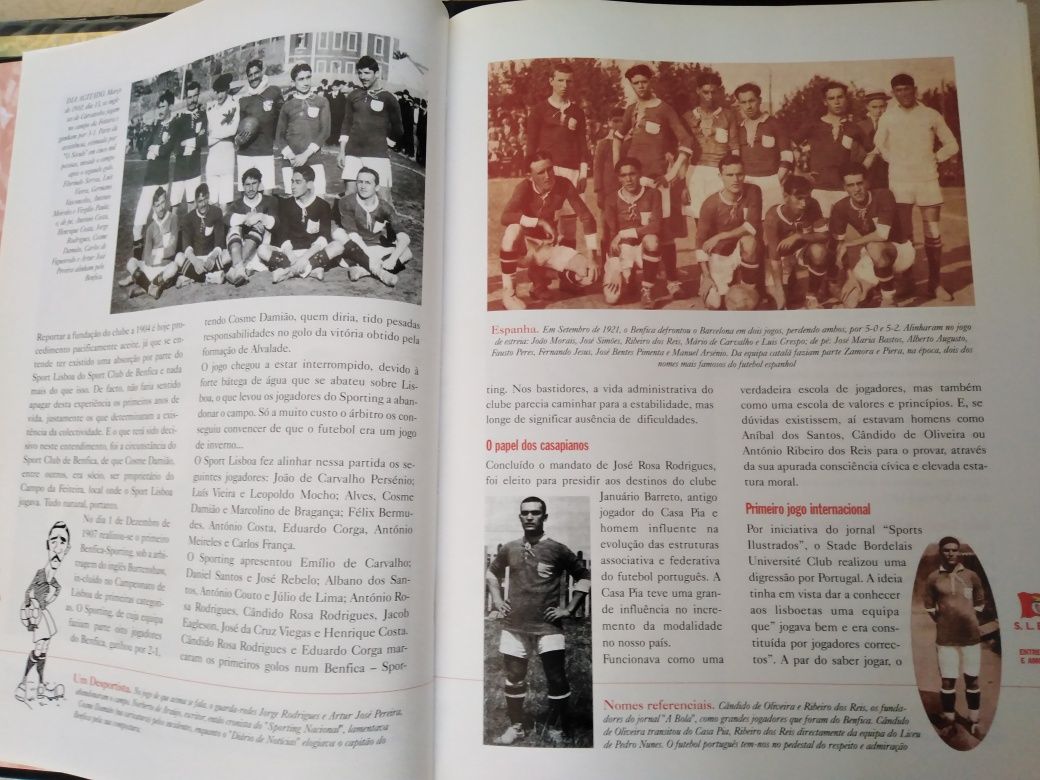5 Livros sobre Futebol. Benfica, Sporting e Porto