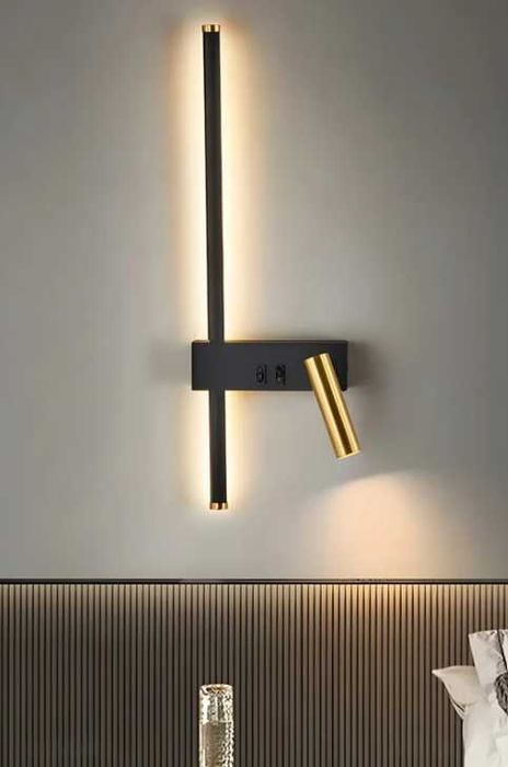 Kinkiet Ścienny z Przełącznikiem LED Minimalistyczny