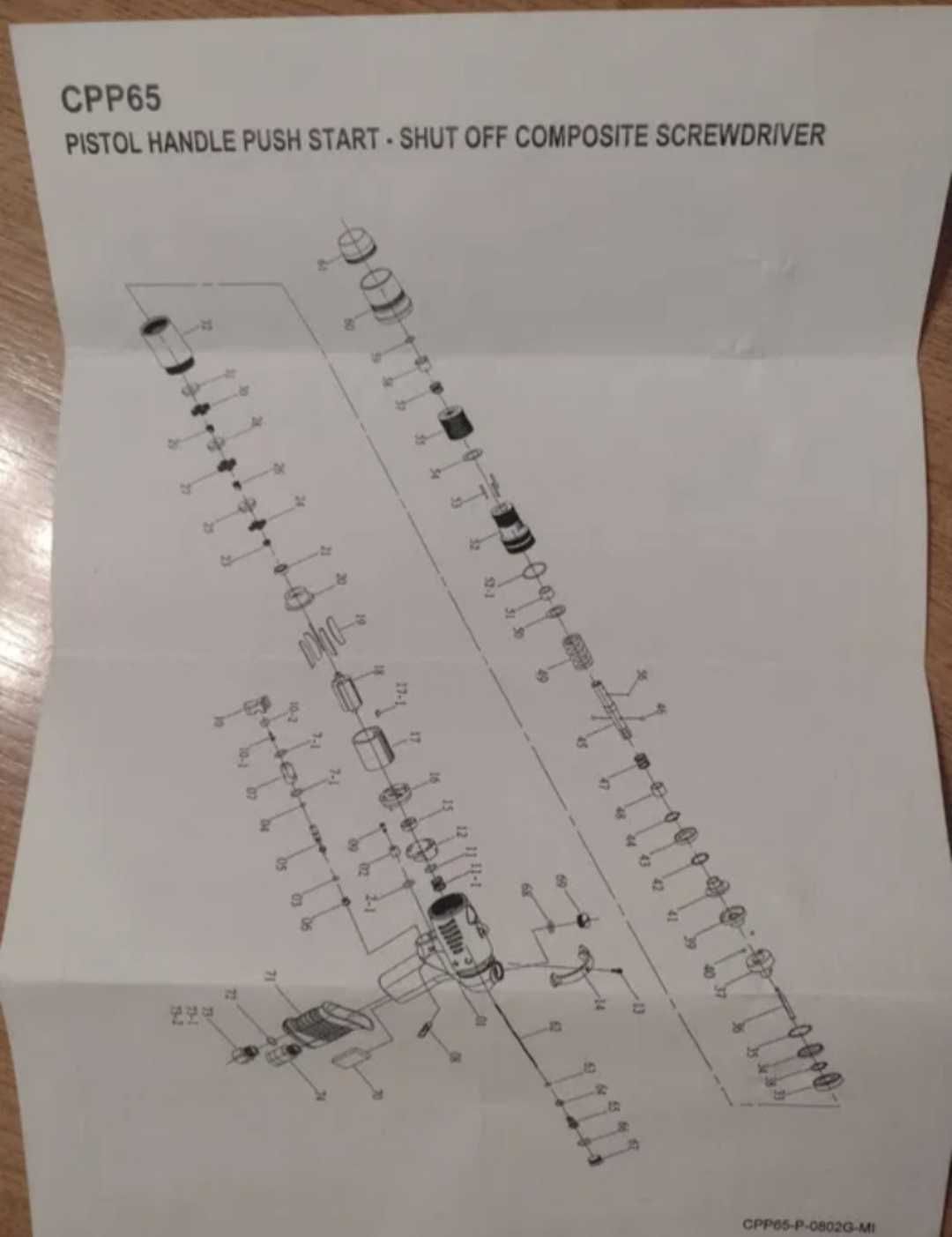 Wkrętarka pneumatyczna Astra CPP65 najwyższy model !