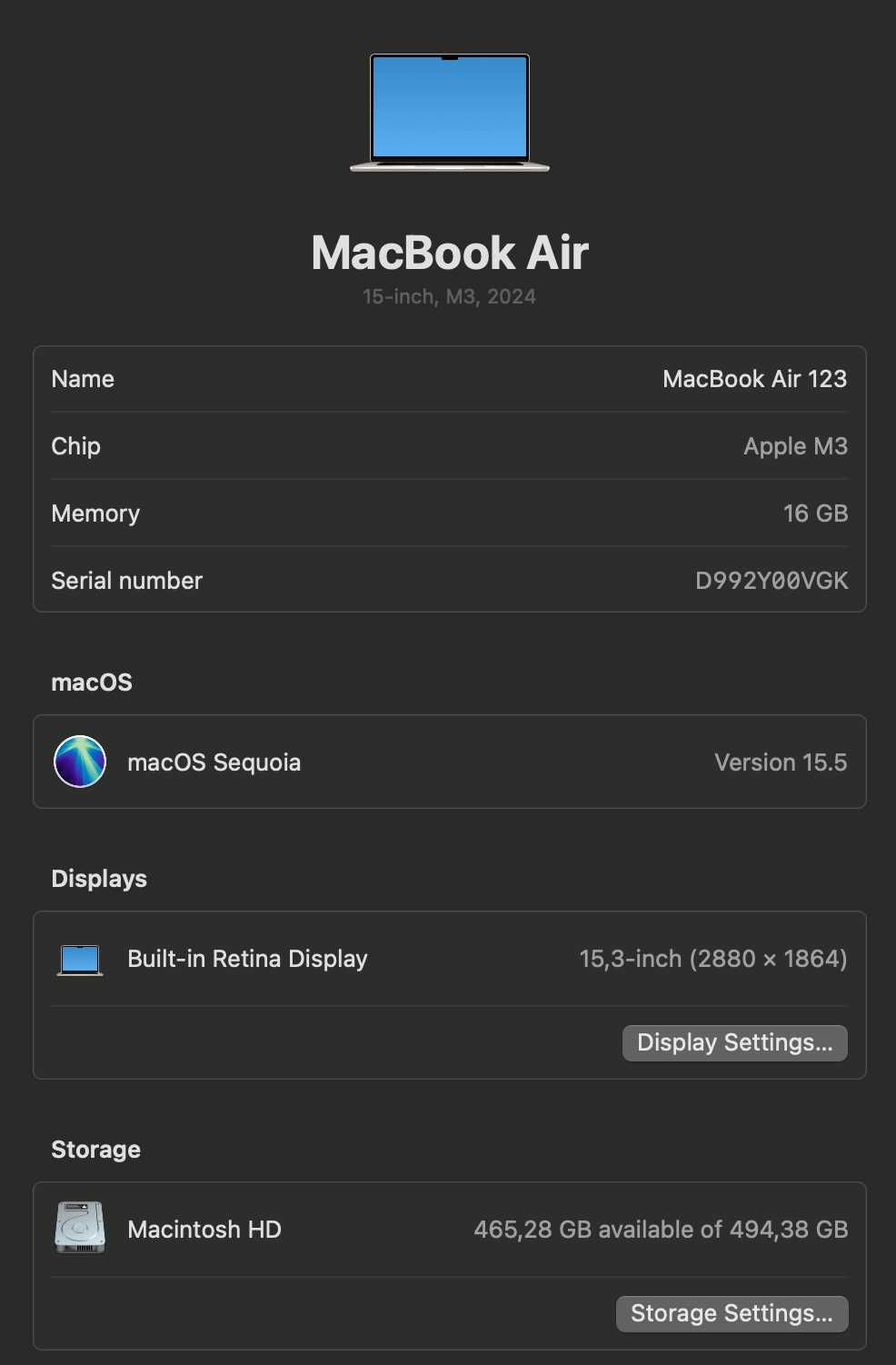 Apple MacBook Air 15 m3 16GB 512GB okazja jak nowy szkło na ekranie