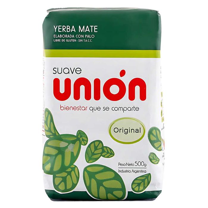 Yerba Mate Union Suave Elaborada Con Palo 0,5kg