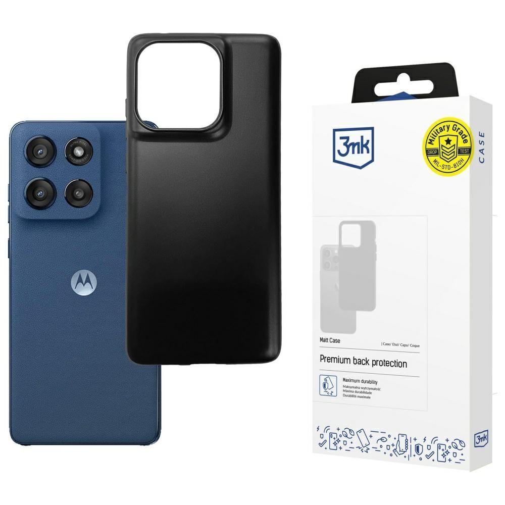 Etui 3Mk Matt Case Do Motorola Moto Edge 60/60 Fusion Czarny