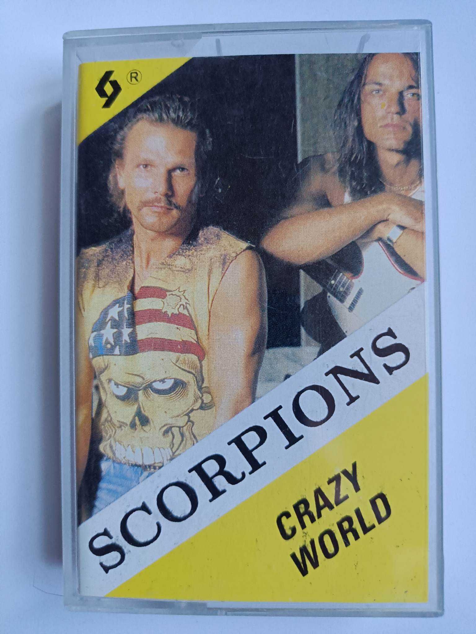 Scorpions Crazy World kaseta magnetofonowa lata 90-te