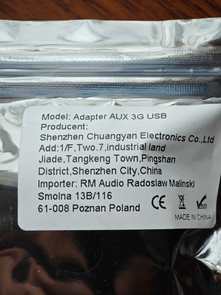 Kabel, złącze, adapter bluetooth audi VW