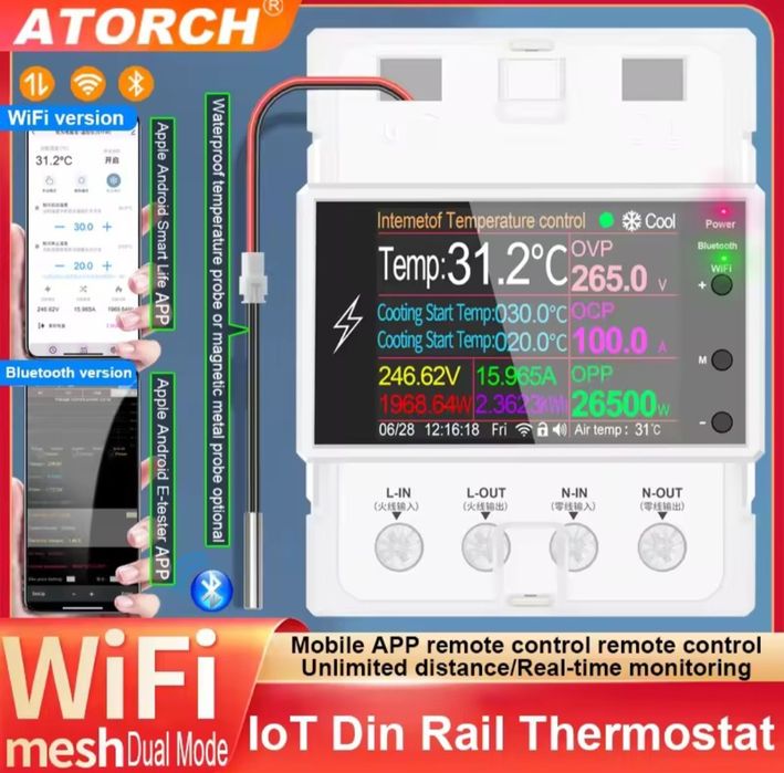 Regulator temperatury Termostat Tuya Wifi