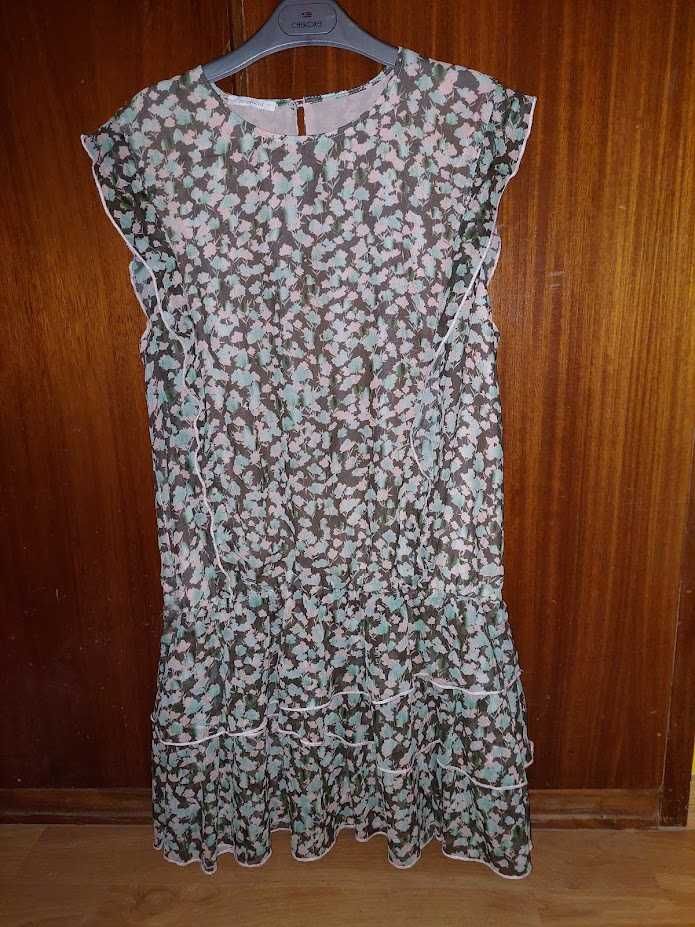 Vestido floral curto tamanho 40 da Promod