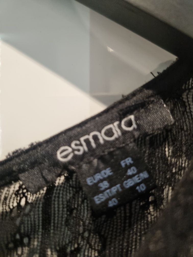 Suknia czarna koronkową firmy Esmara r. M