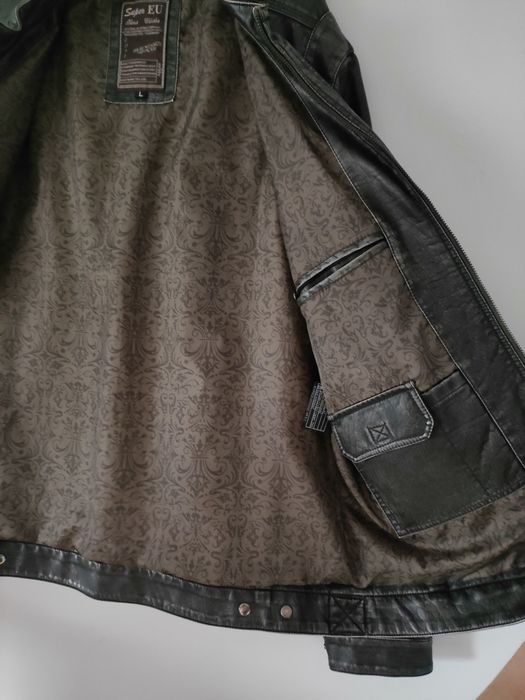Skórzana kurtka xl