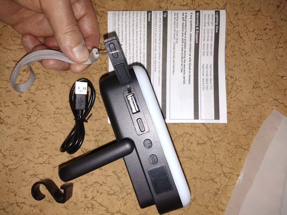 Ліхтар Фонарь заряжаемый Павер-банк Автономний Світильник Power-Bank