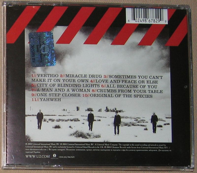 CD U2 - How To Dismantle An Atomic Bomb (2004)