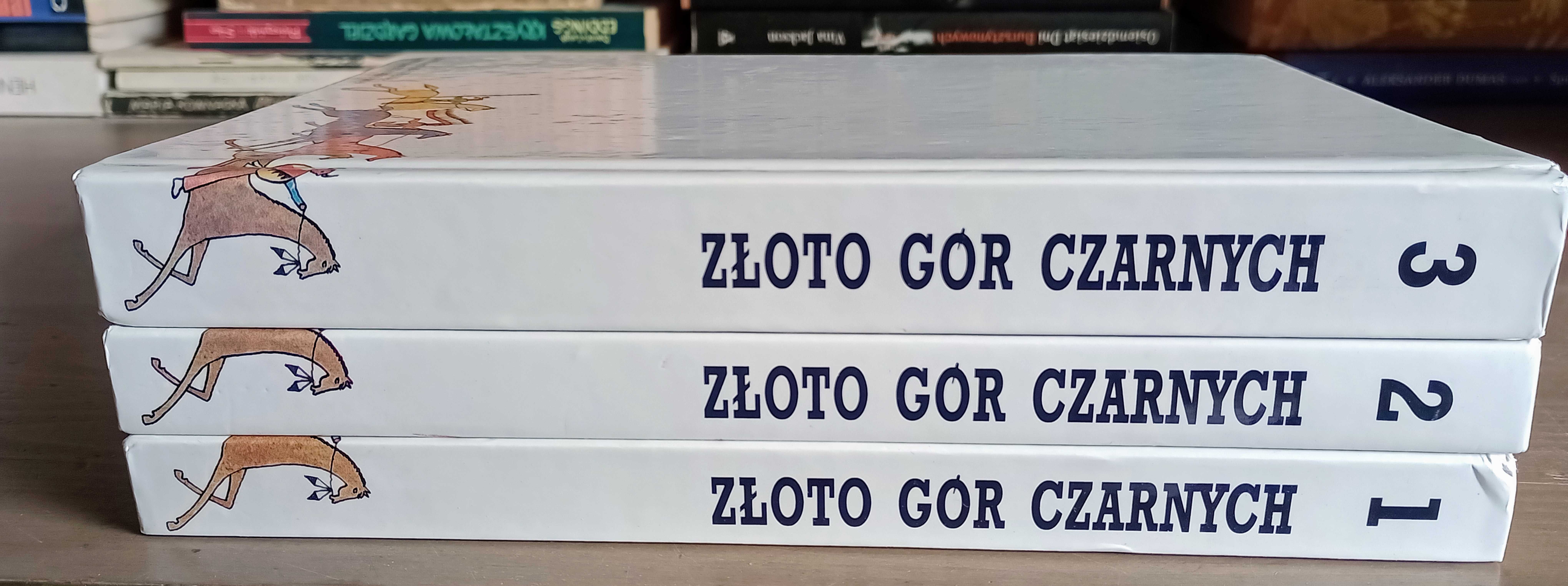 Alfred Szklarski Szklarscy Złoto Gór Czarnych tom 1-3 Muza 1993