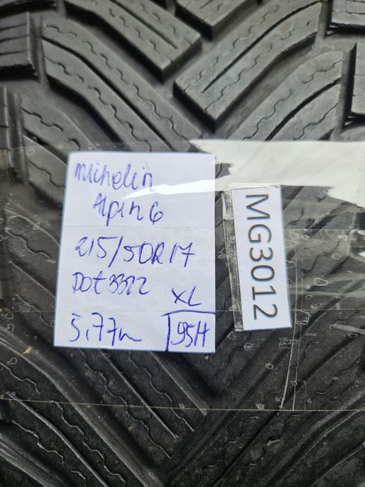 Michelin 215/50 r17 Alpin 6 /// 6mm!!! 2022r wysyłka