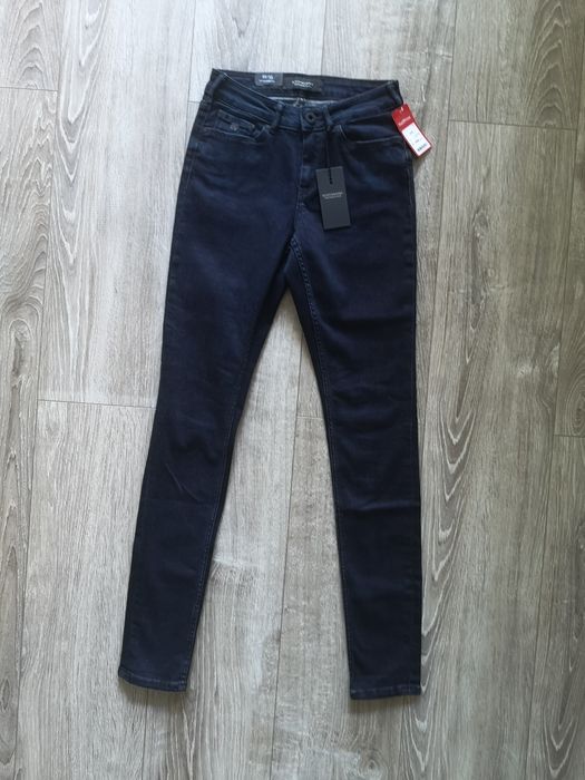 Spodnie nowe z metką Scotch & Soda jeans denim skinny fit granatowe
