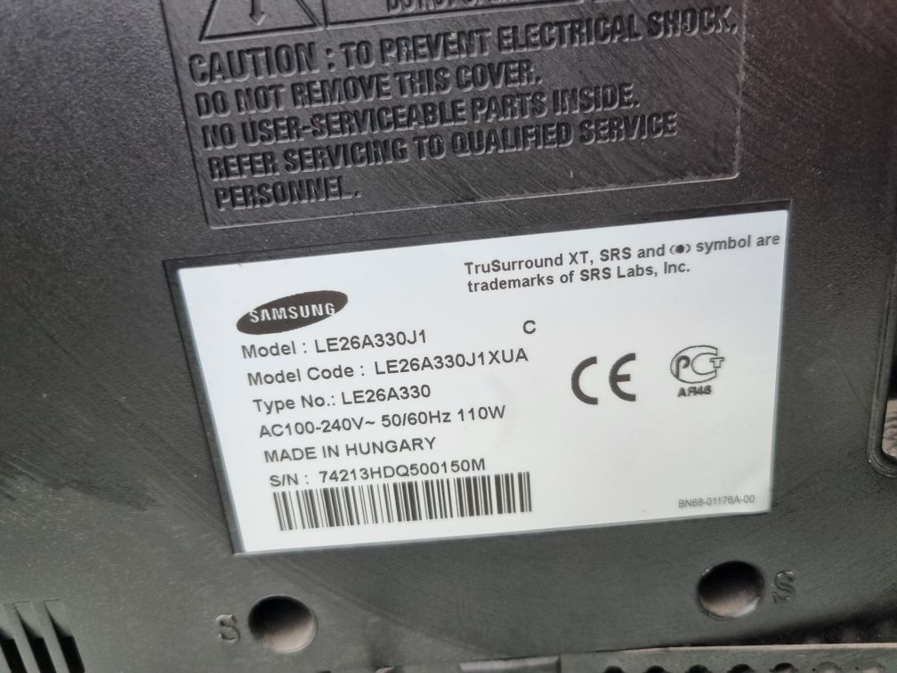 телевізор Samsung LE26A330J1XUA
