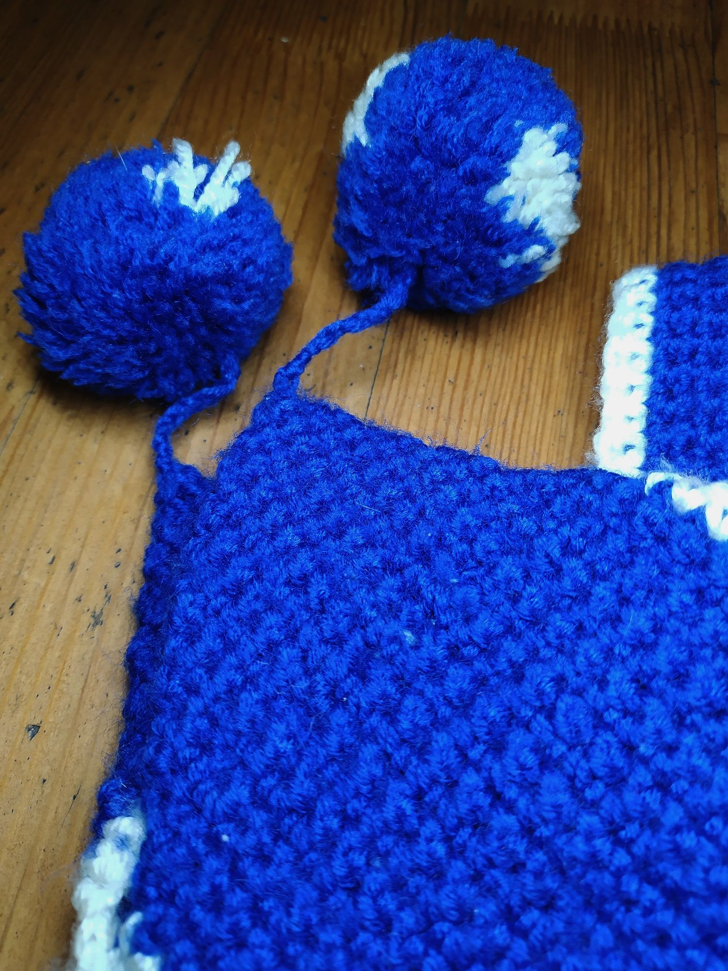 Набір зимова шапка із шарфом на 3-4 роки