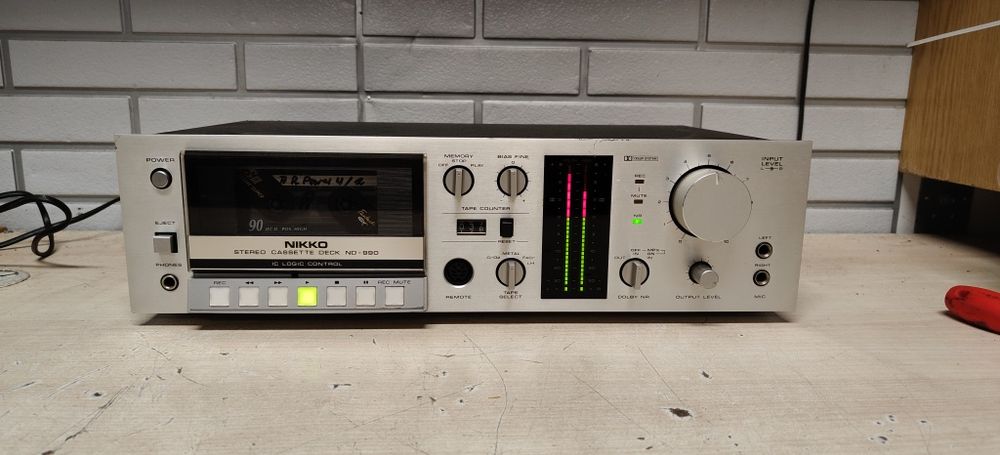 Magnetofon deck NIKKO ND-990. Po serwisie.