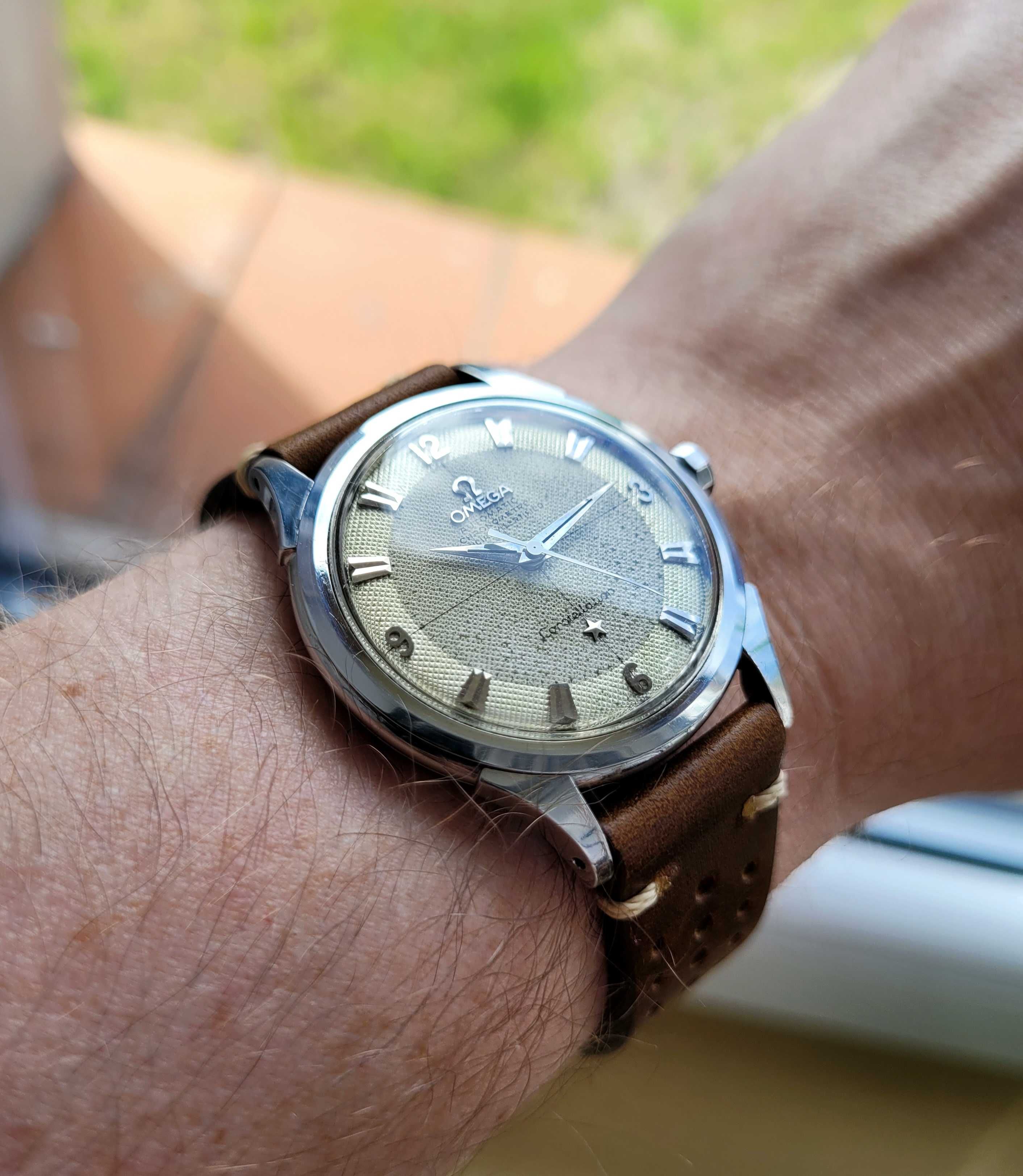 Omega Constelation Automatic Honeycamp dial z 1957roku VINTAGE