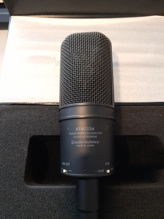 Microfone Estudio Audi-Technica
