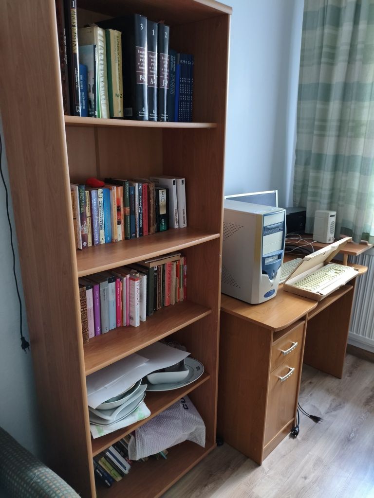 biurko z szafką szer 100xwys 75xgł 50