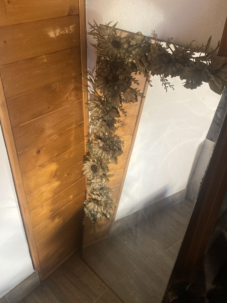 Espelho com decoração - flores