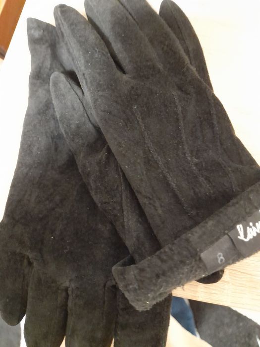 Жіночі перчатки із натуральної замши