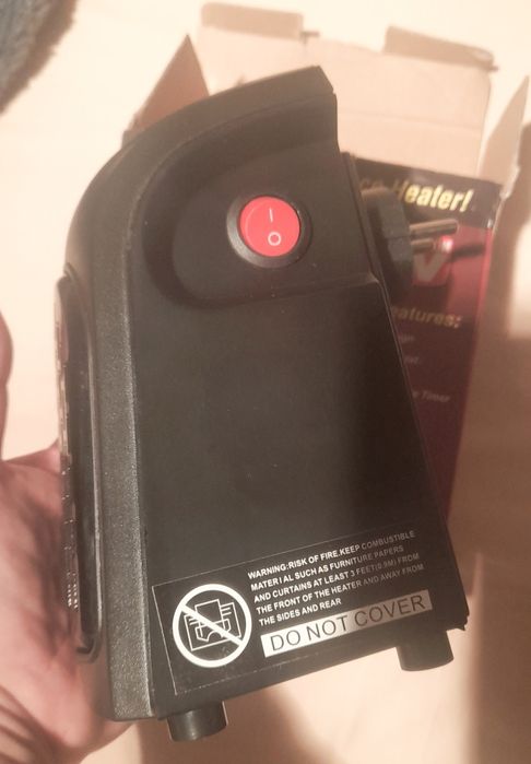 Aquecedor miniaturas novo , digital, funcionando perfeitamente.