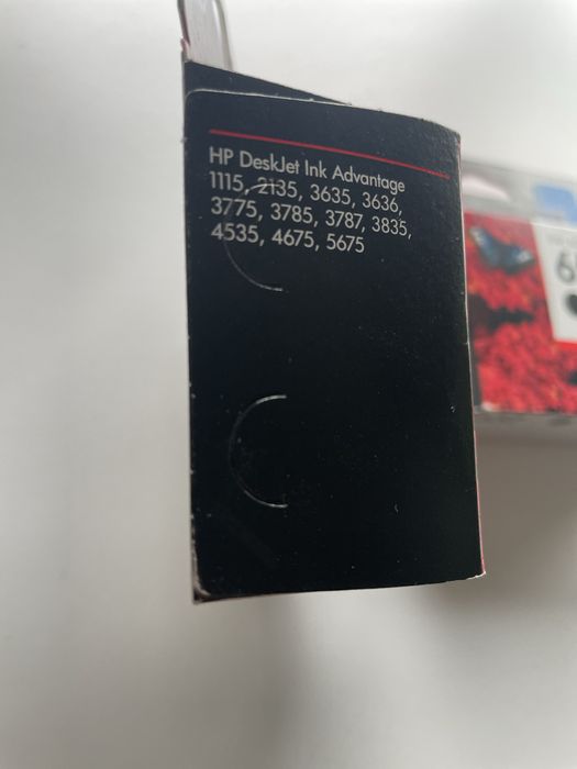 2 tusze (czarny + kolor) nr 652 do drukarek HP - NOWE