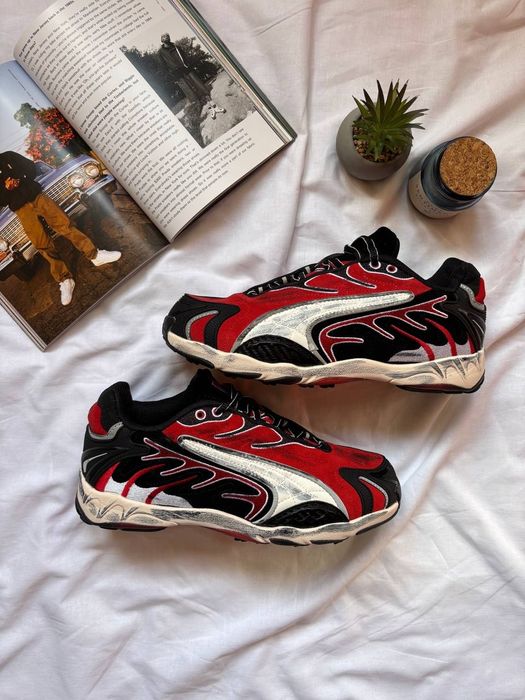 36-45 Puma INHALE x A$AP ROCKY Black Pop Red