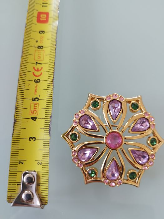 lindo broche vintage Swarovski