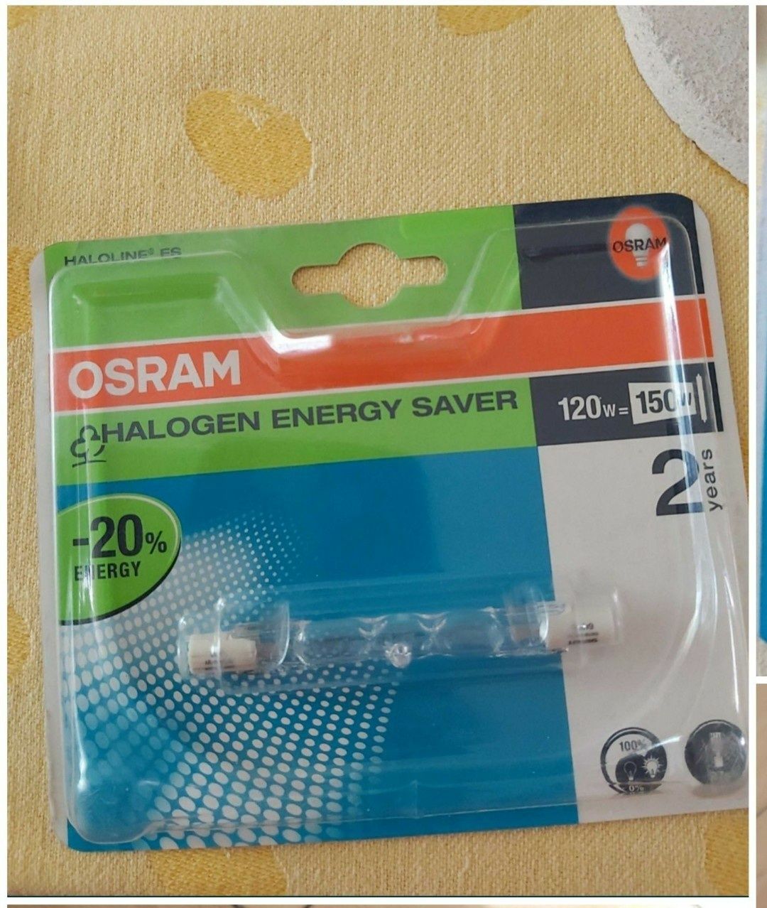 Lampa halogen klosz